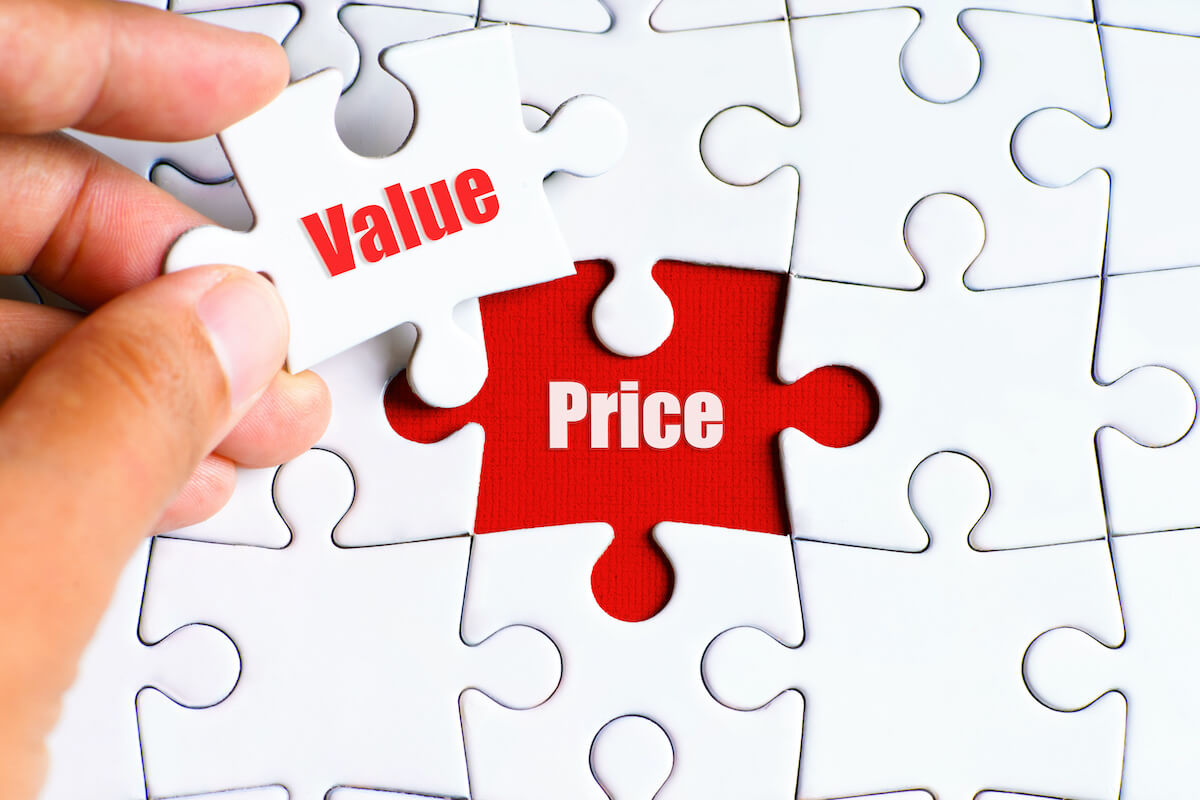 Price vs value picture